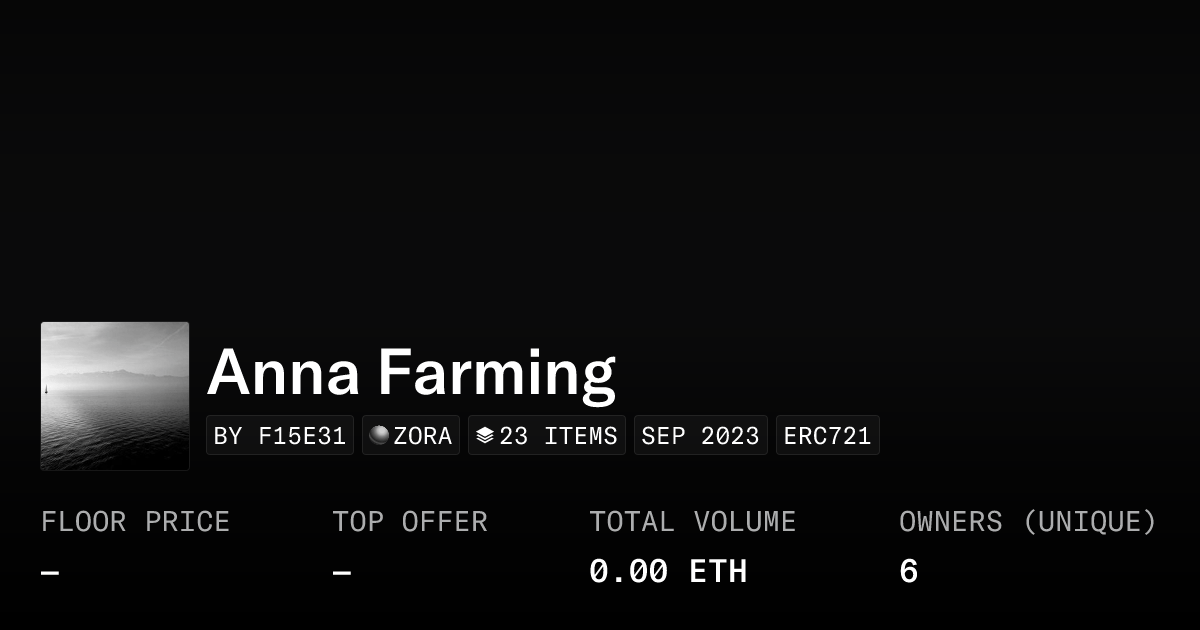 Anna Farming - Collection | OpenSea