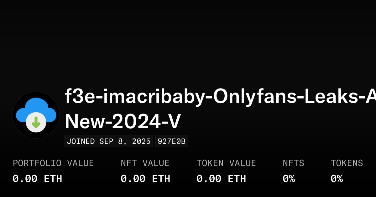 f3eimacribabyOnlyfansLeaksAllNew2024V Profile OpenSea