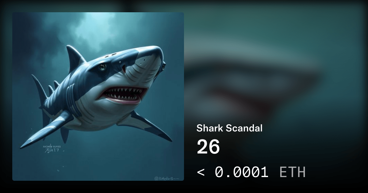 26 Shark Scandal OpenSea