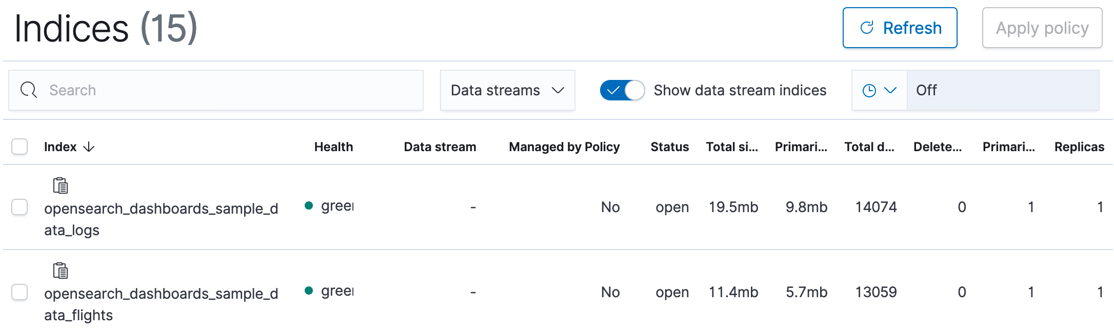 Data streams OpenSearch documentation