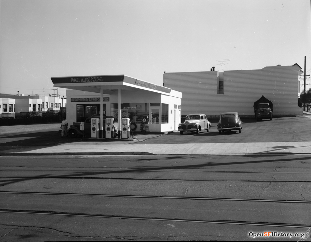 Sunset Gas Station Images OpenSFHistory Western Neighborhoods Project