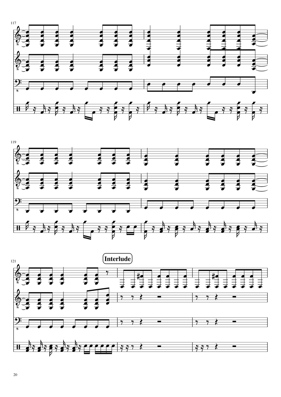 Free sheet music Everlong by Foo Fighters, Play and Download any time