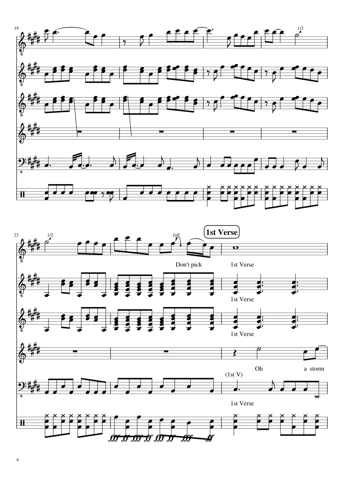 Free sheet music Gimme Shelter by Rolling Stones (The), Play and