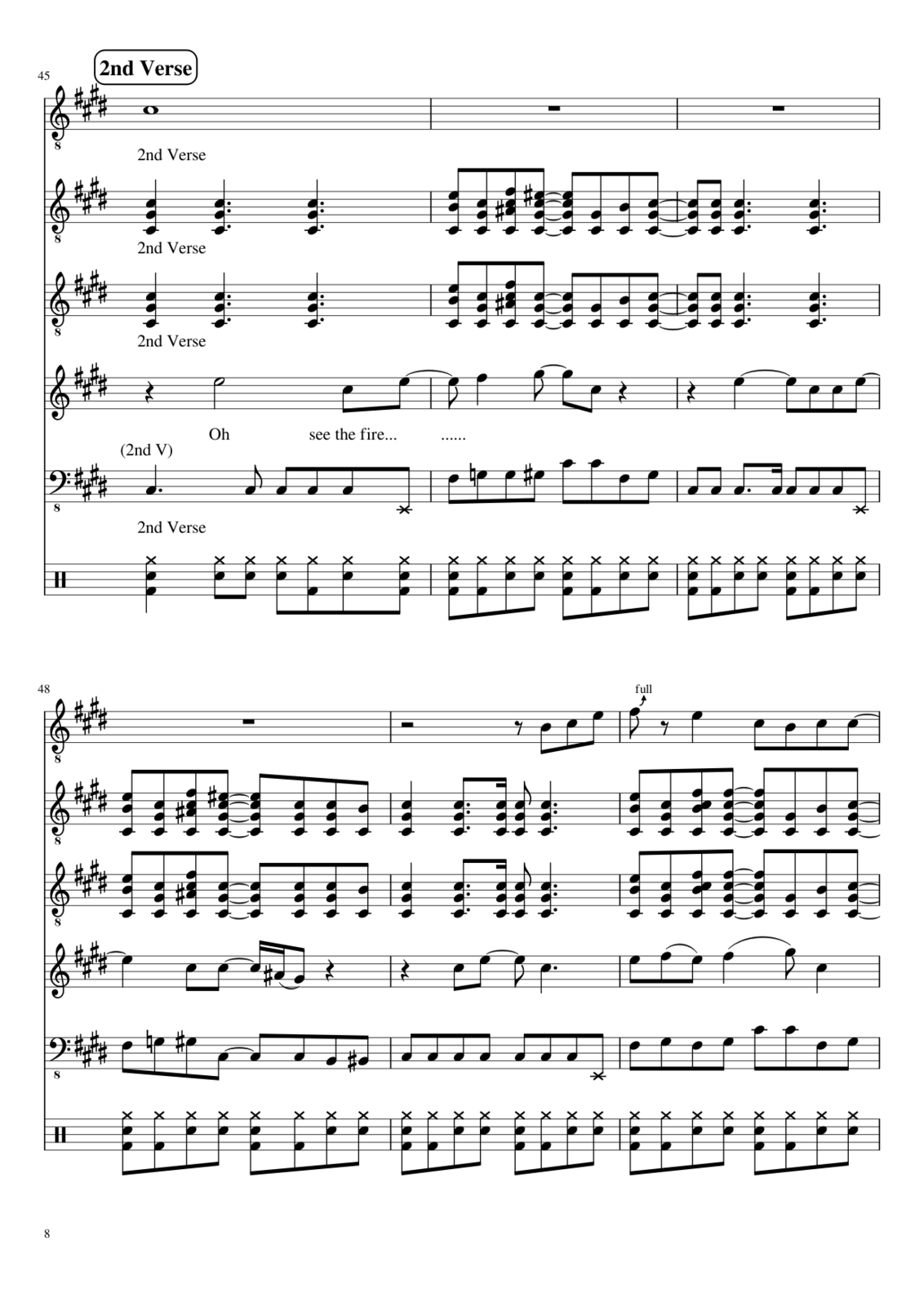 Free sheet music Gimme Shelter by Rolling Stones (The), Play and