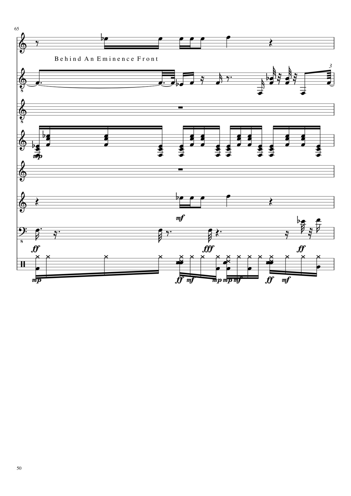 Free sheet music Eminence Front by Who (The), Play and Download any time