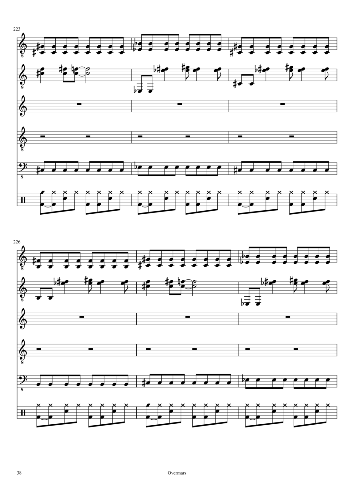 Free sheet music Weekend by X Japan, Play and Download any time