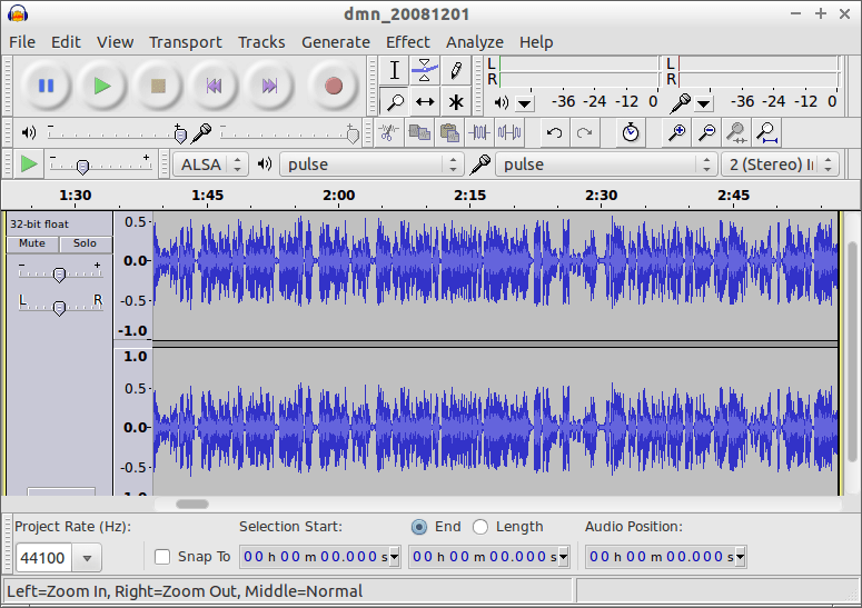 How to use Audacity