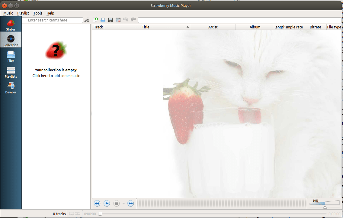 Strawberry Quality sound, open source music player