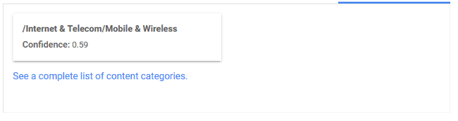 Using Python to explore Google's Natural Language API