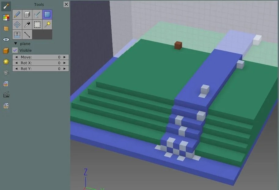 Open source 3D pixel art with Goxel