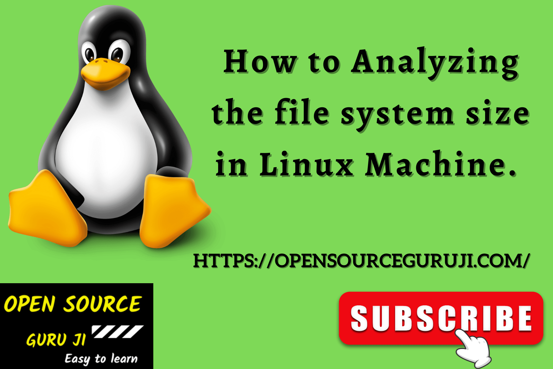 How to find the file system size in Linux using df command.