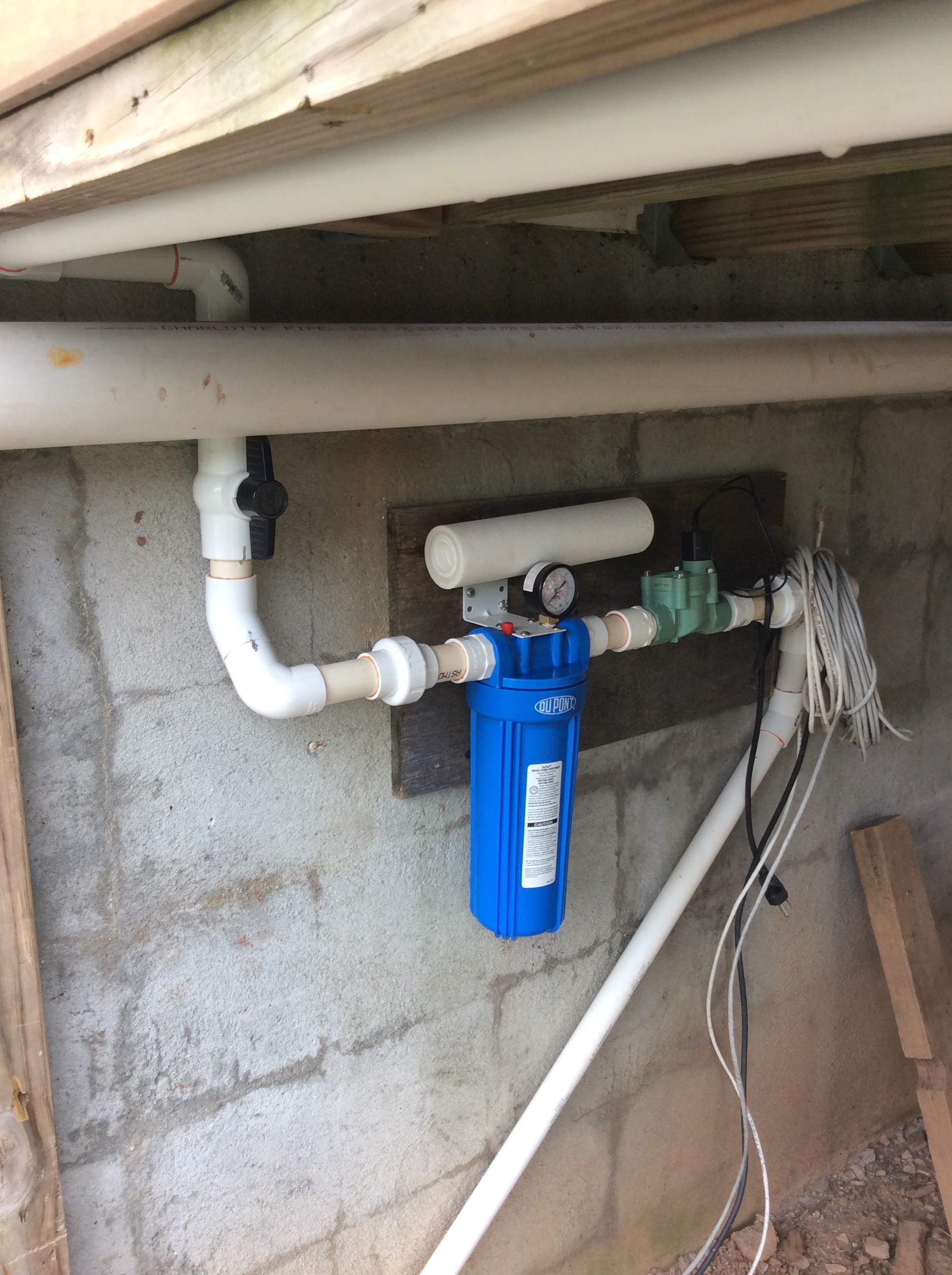 Rainwater Gravity Fed Drip Irrigation OpenSprinkler