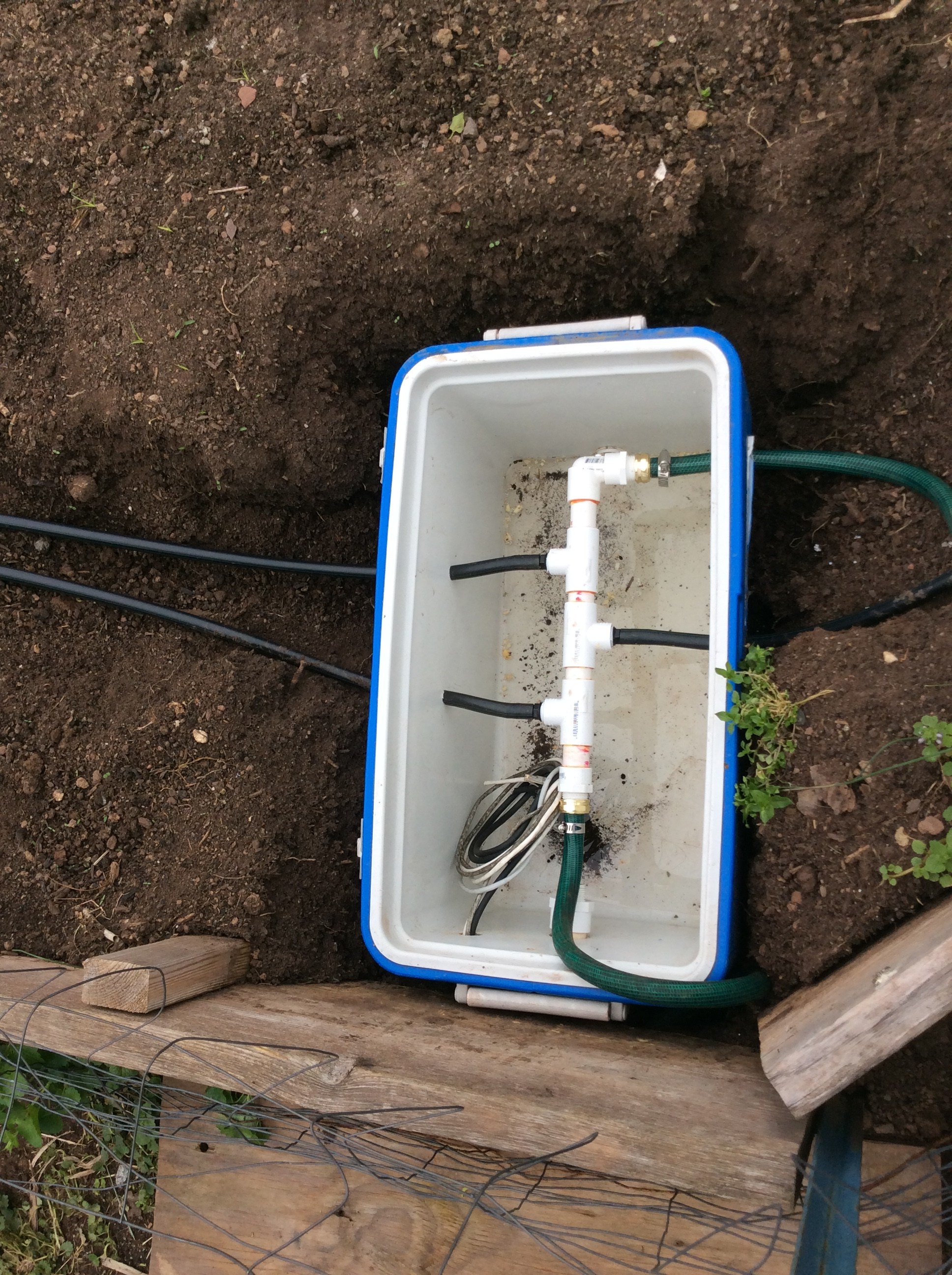 Rainwater Gravity Fed Drip Irrigation OpenSprinkler