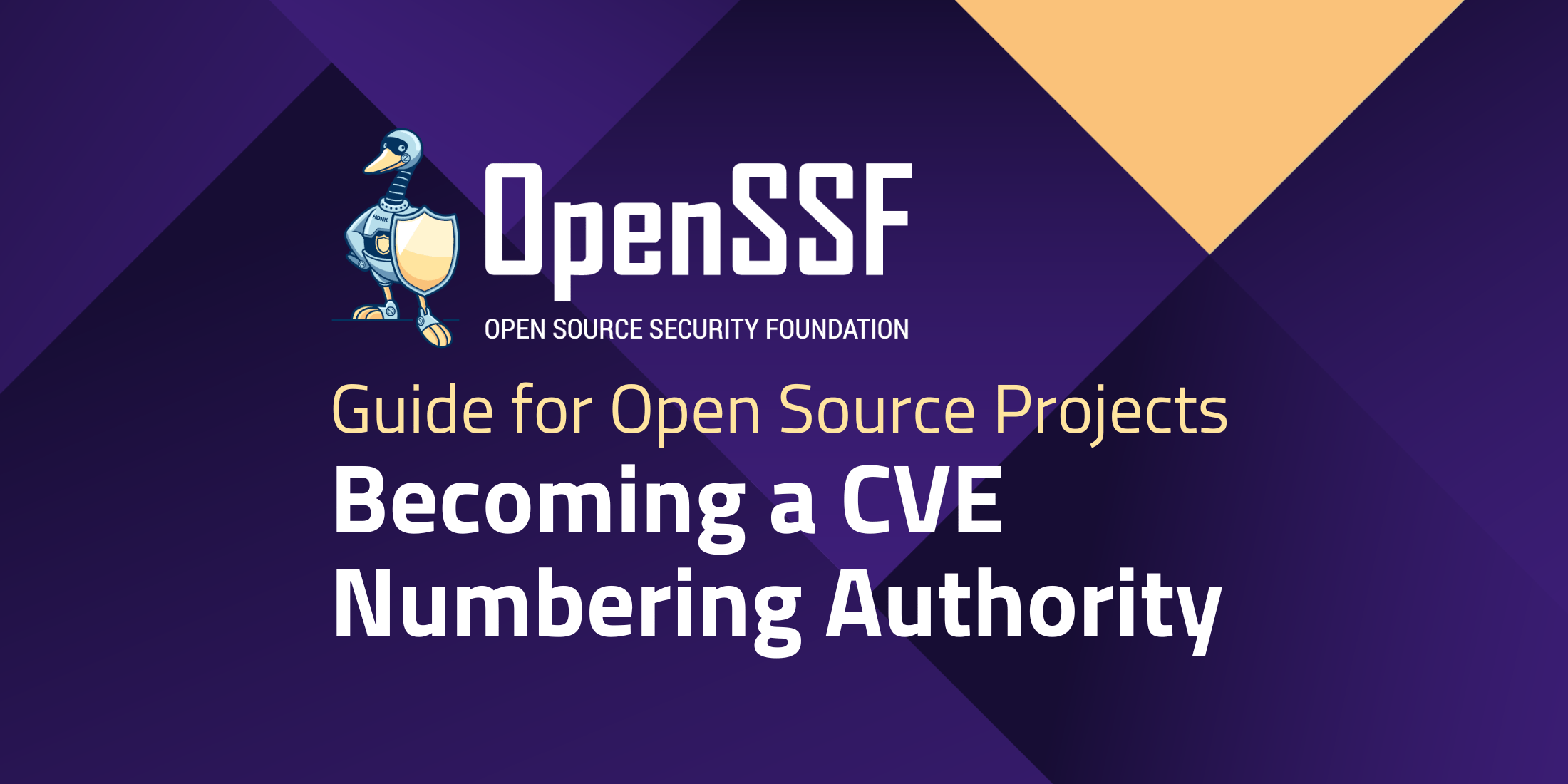 a CVE Numbering Authority Open Source Security Foundation
