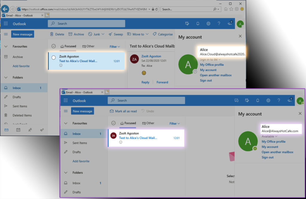 Office 365 Connect Mailbox to Different User The ImmutableID