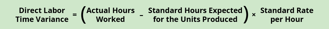 Compute and Evaluate Labor Variances Principles of Accounting, Volume