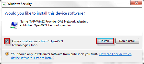 How to install the OpenVPN GUI on Windows OpenVPN