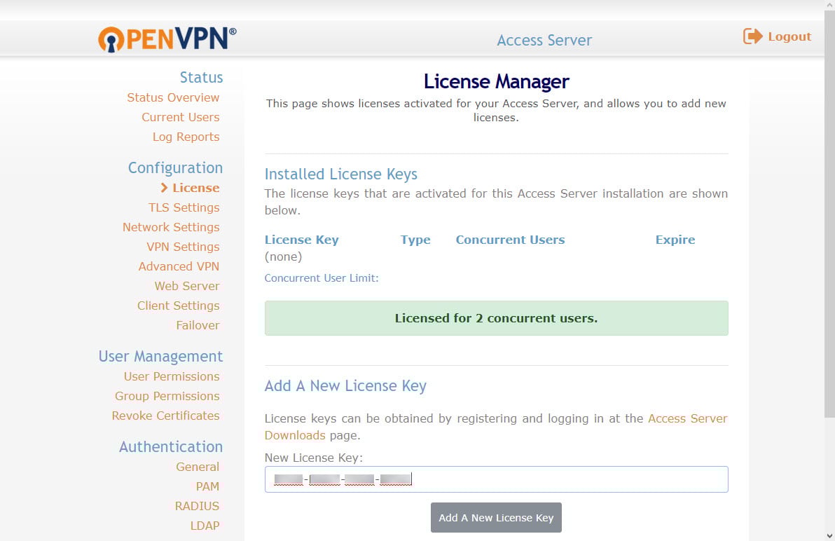 Openvpn Access Server License Key herenload