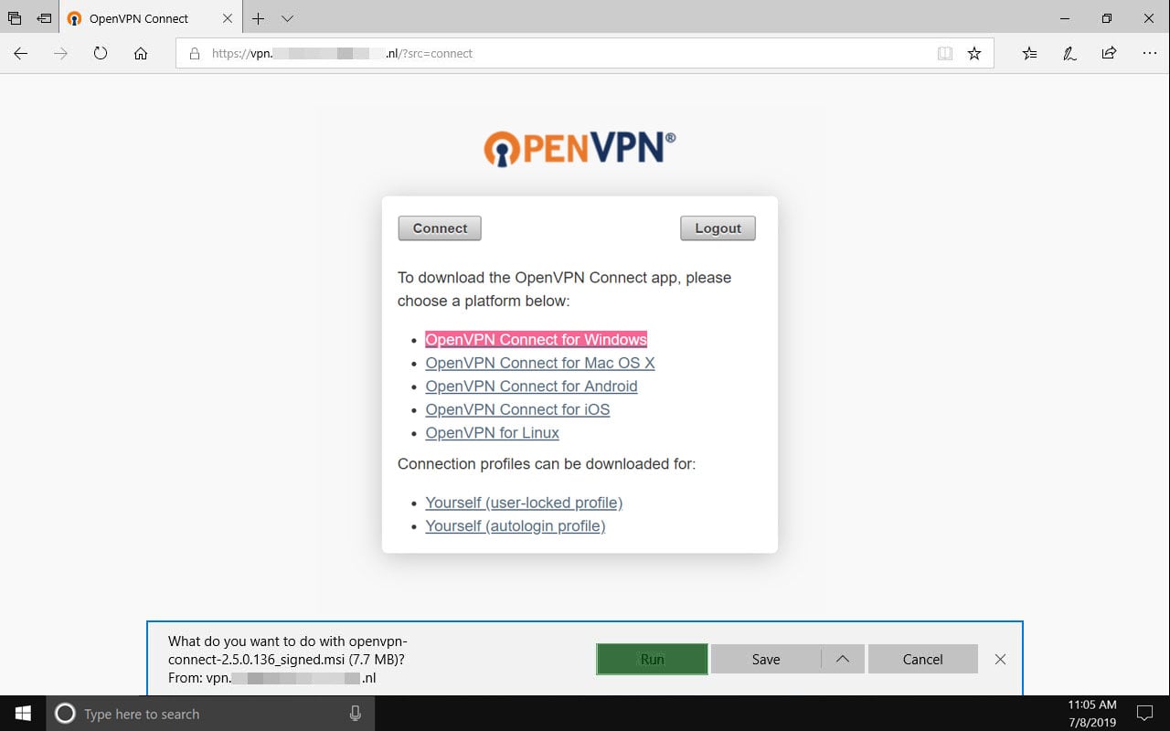OpenVPN Client Connect For Windows OpenVPN