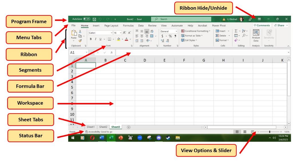 Chapter 1 Microsoft Excel Overview MS Excel Bootcamp