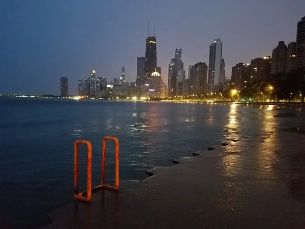 Swim Report September 15, 2019 Dark Rain Open Water Chicago