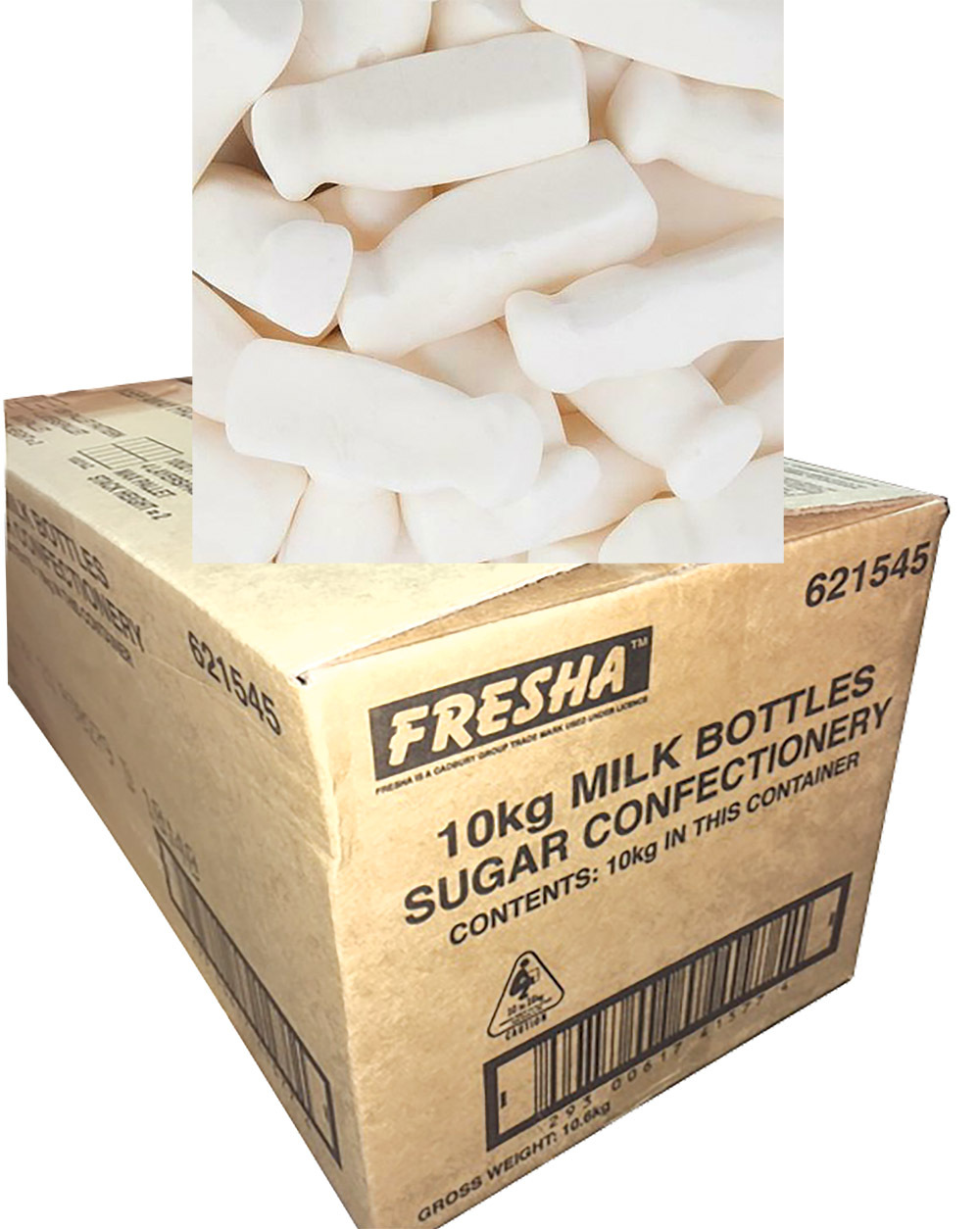 Milk Bottles 10kg Bulk carton lollies by Fresha Food Blog