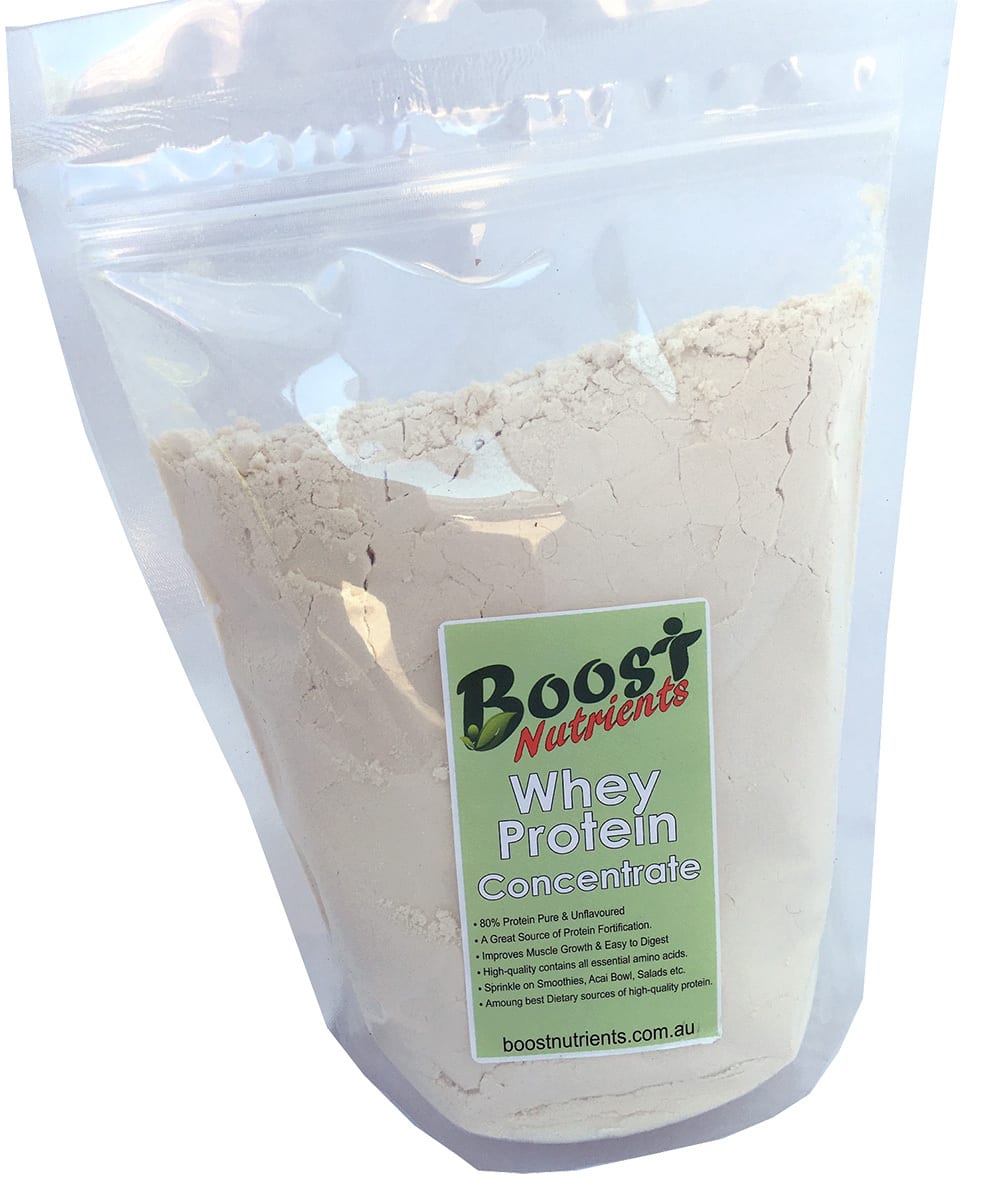 Whey Protein Concentrate 80 500g Boost Nutrients Food Blog
