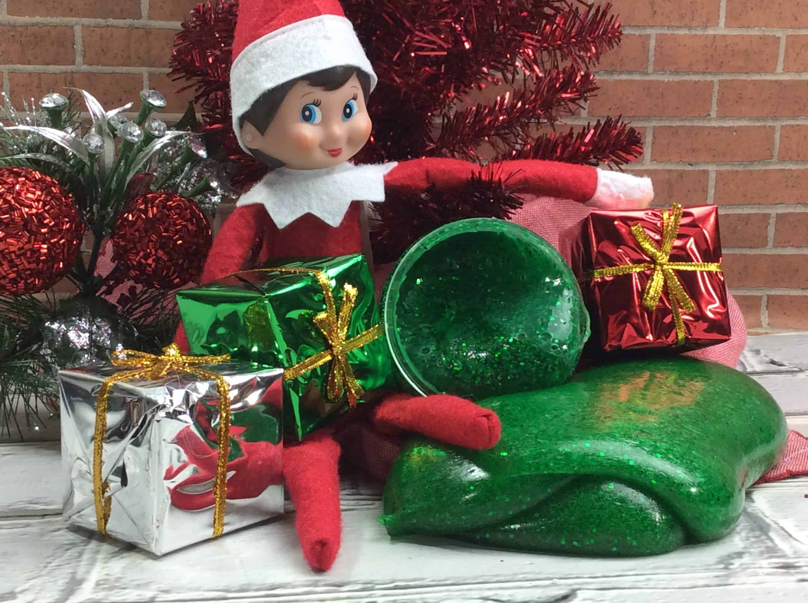 Festive and Fun Green Elf Slime Joyful Xmas