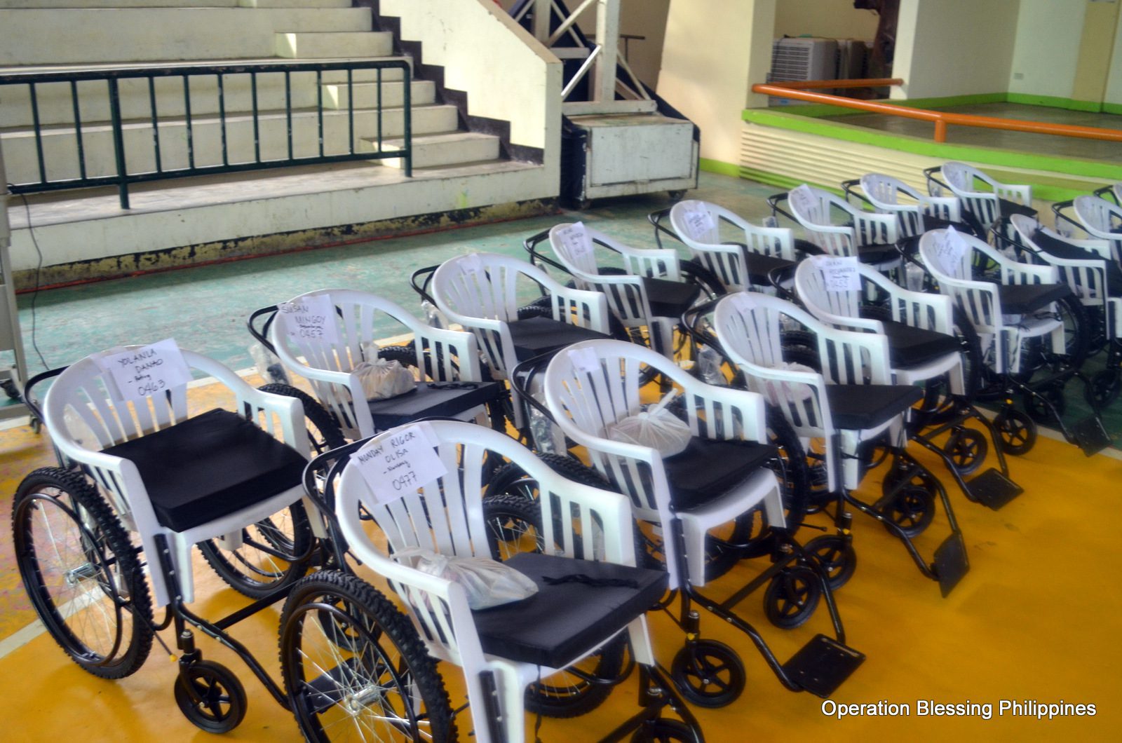 Masbate City Wheelchair Distribution Operation Blessing Philippines