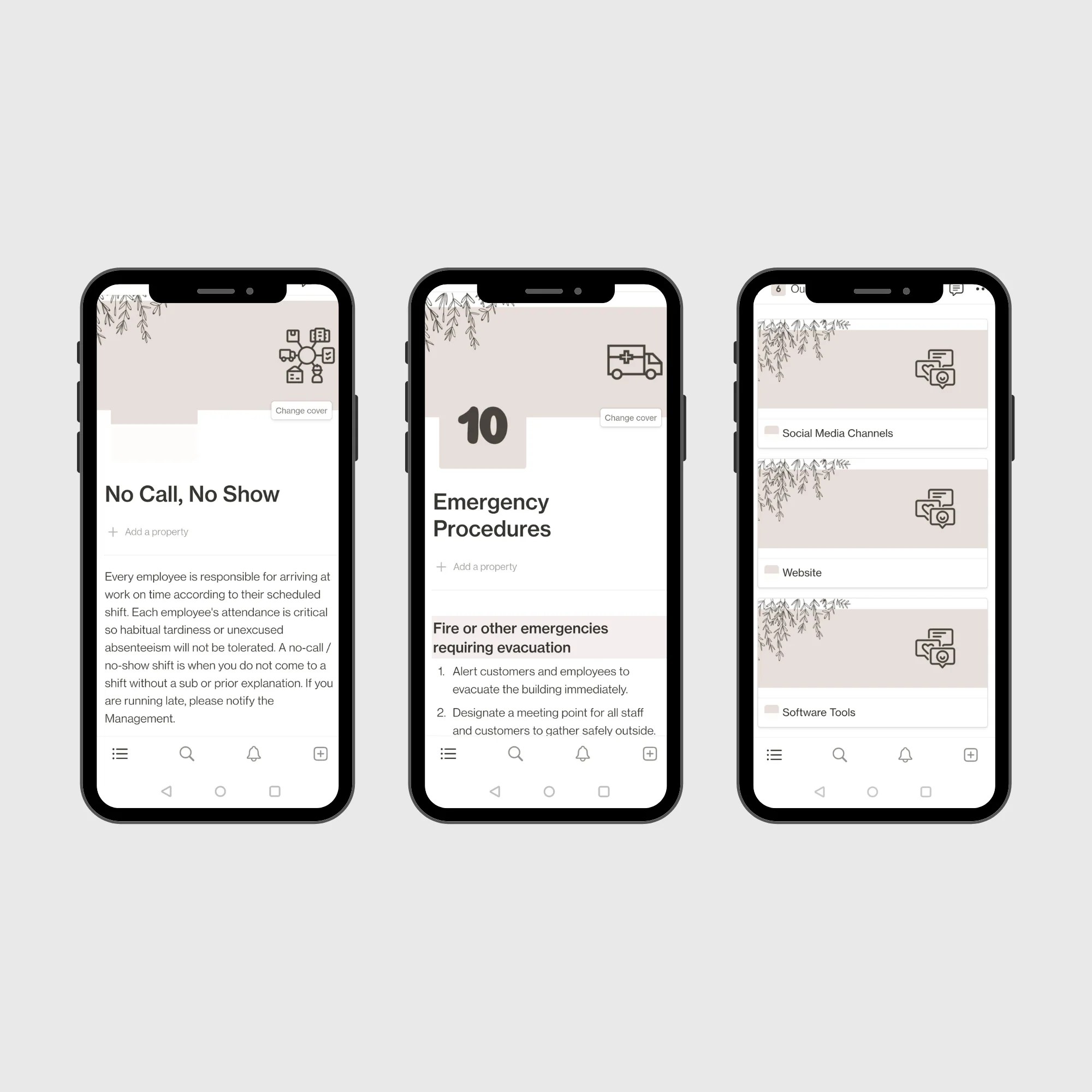 Coffee Shop Operations Manual 'The Emyth' Blueprint on Notion