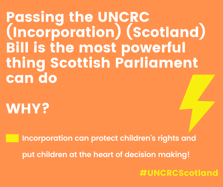UNCRC incorporation One Parent Families Scotland