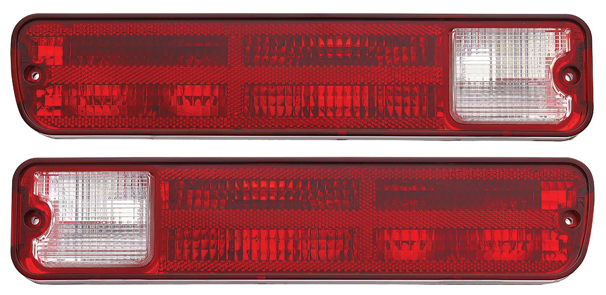 RESTOPARTS Tail Light Lenses, 197987 El Camino/197983 Wagon