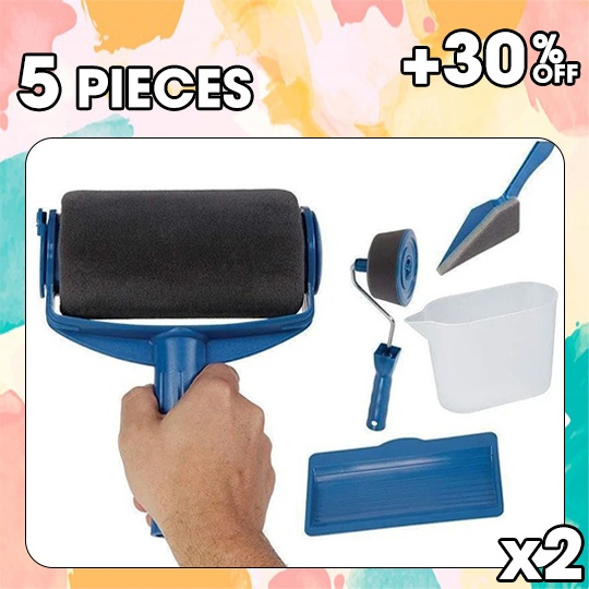 Wall Painting Tools Paint Roller Brush Painting Handle Tool Happy Shop