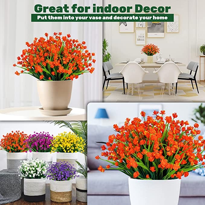 💖Last Day 70 OFFOutdoor Artificial Flowers💐1 Bundle(Includes 30