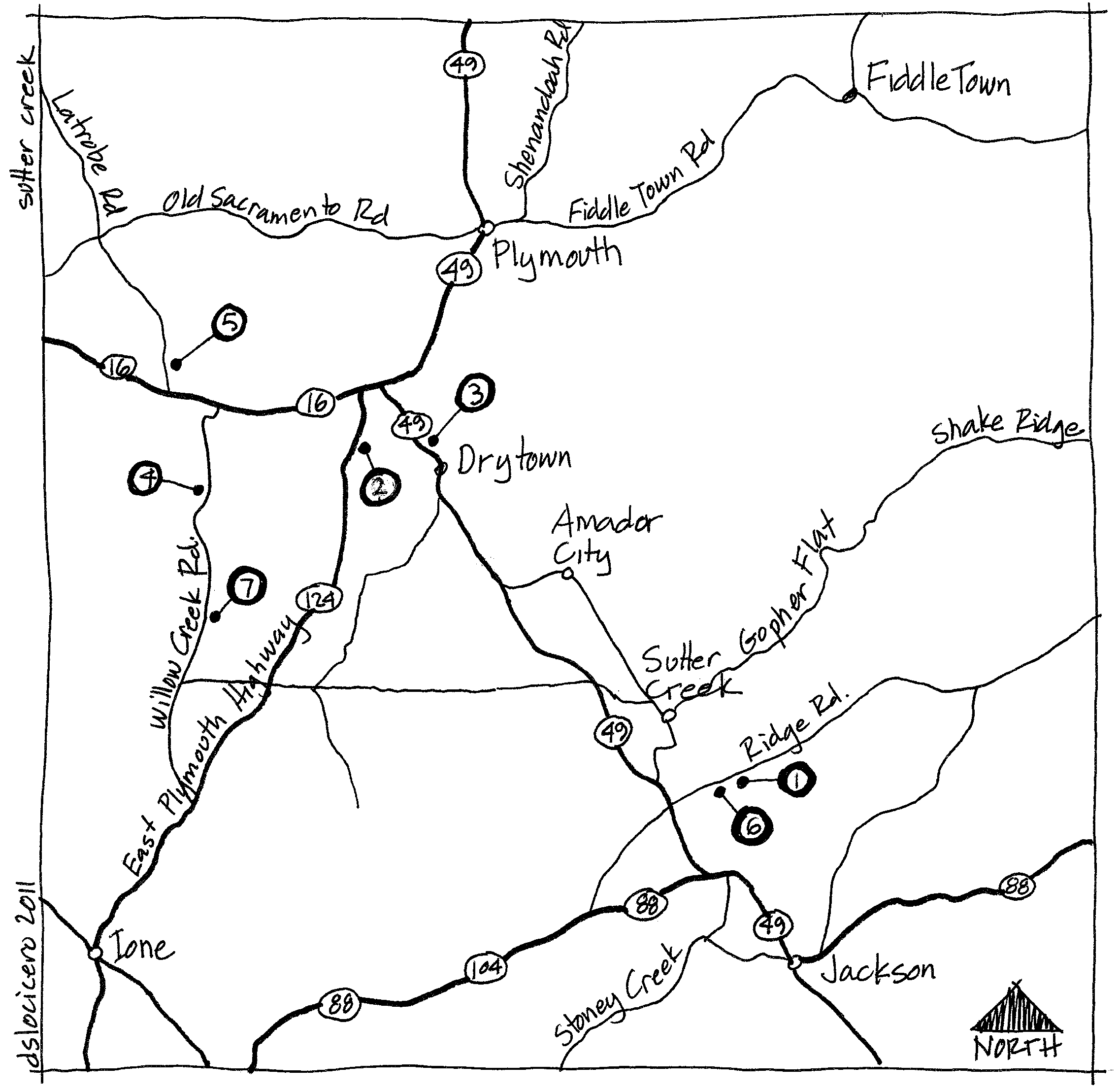 map_sutter creek Opinionated Wine