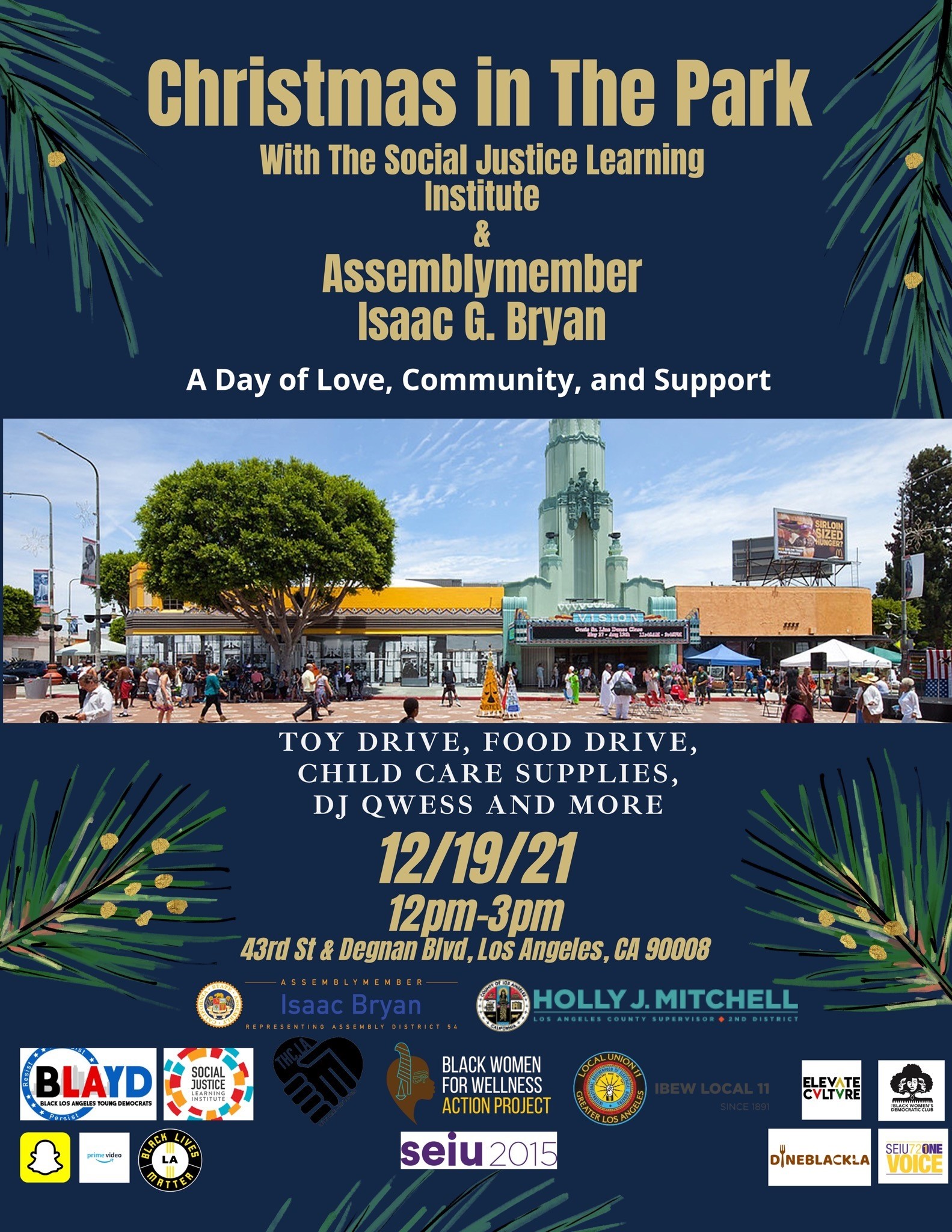 Christmas in the Park Olympic Park Neighborhood Council