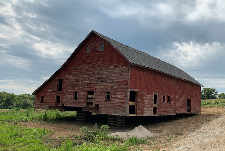 Sarpy County barn move draws attention, careful planning The Wire