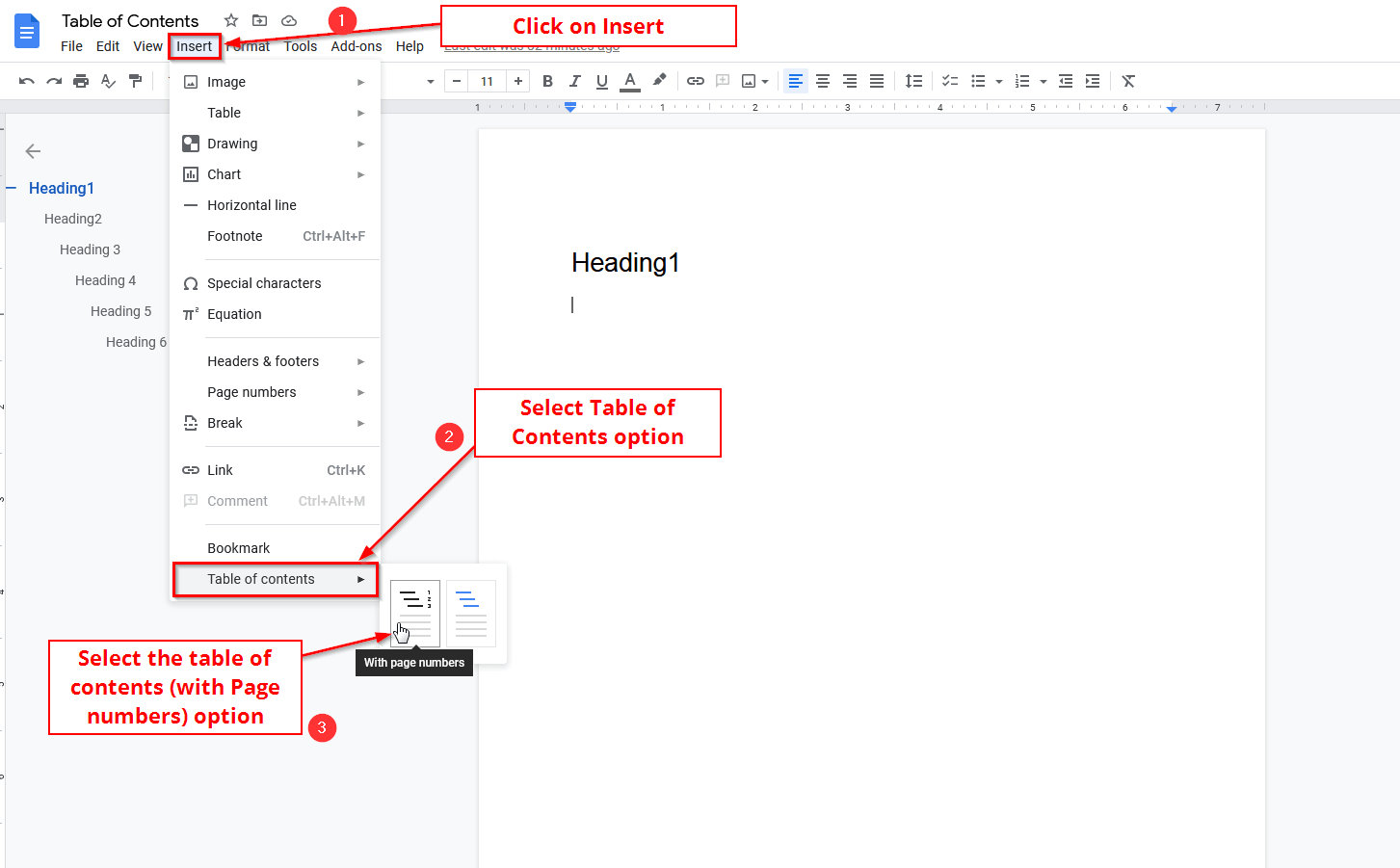 How to Easily Make a Table of Contents in Google Docs Oppilla