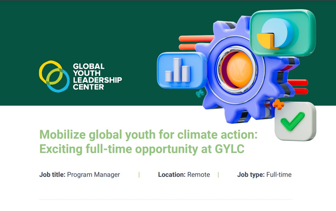 REMOTE JOB OPPORTUNITY GYLC is looking for a remote Programs Manager