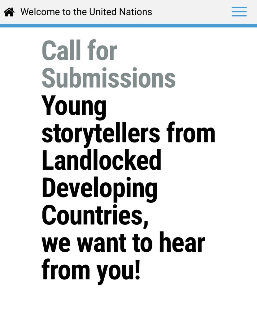 FULLY FUNDED TO KIGALI, RWANDA Storytellers from landlocked countries