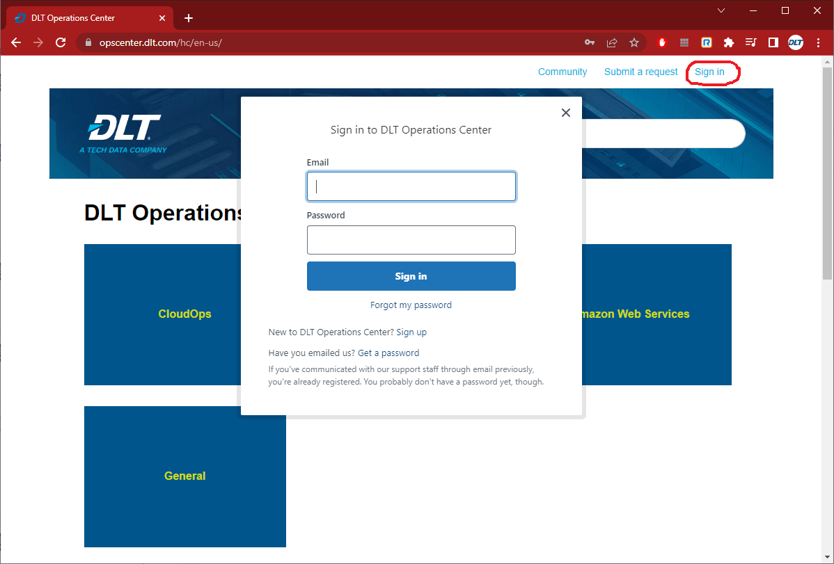 How to Open a New Ticket with Confirmed Stateside Support DLT