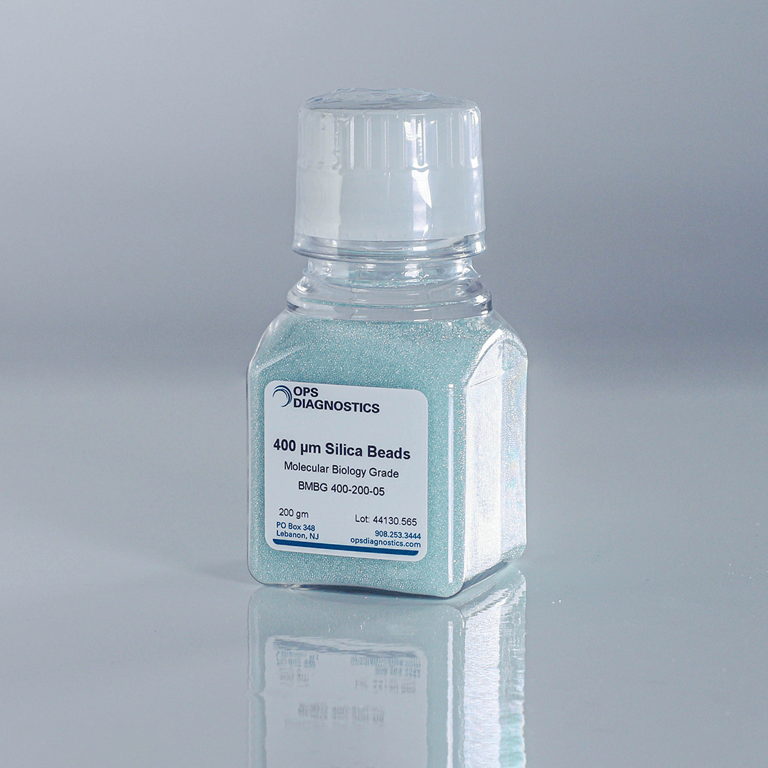 400 micron Molecular Biology Grade Silica Beads, 200 gm