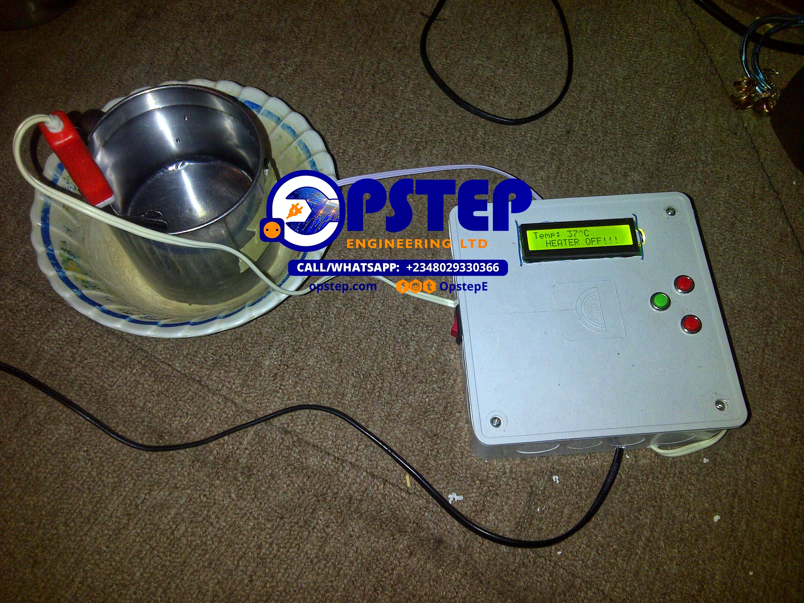 Temperature Controlled Electric Heater Opstep
