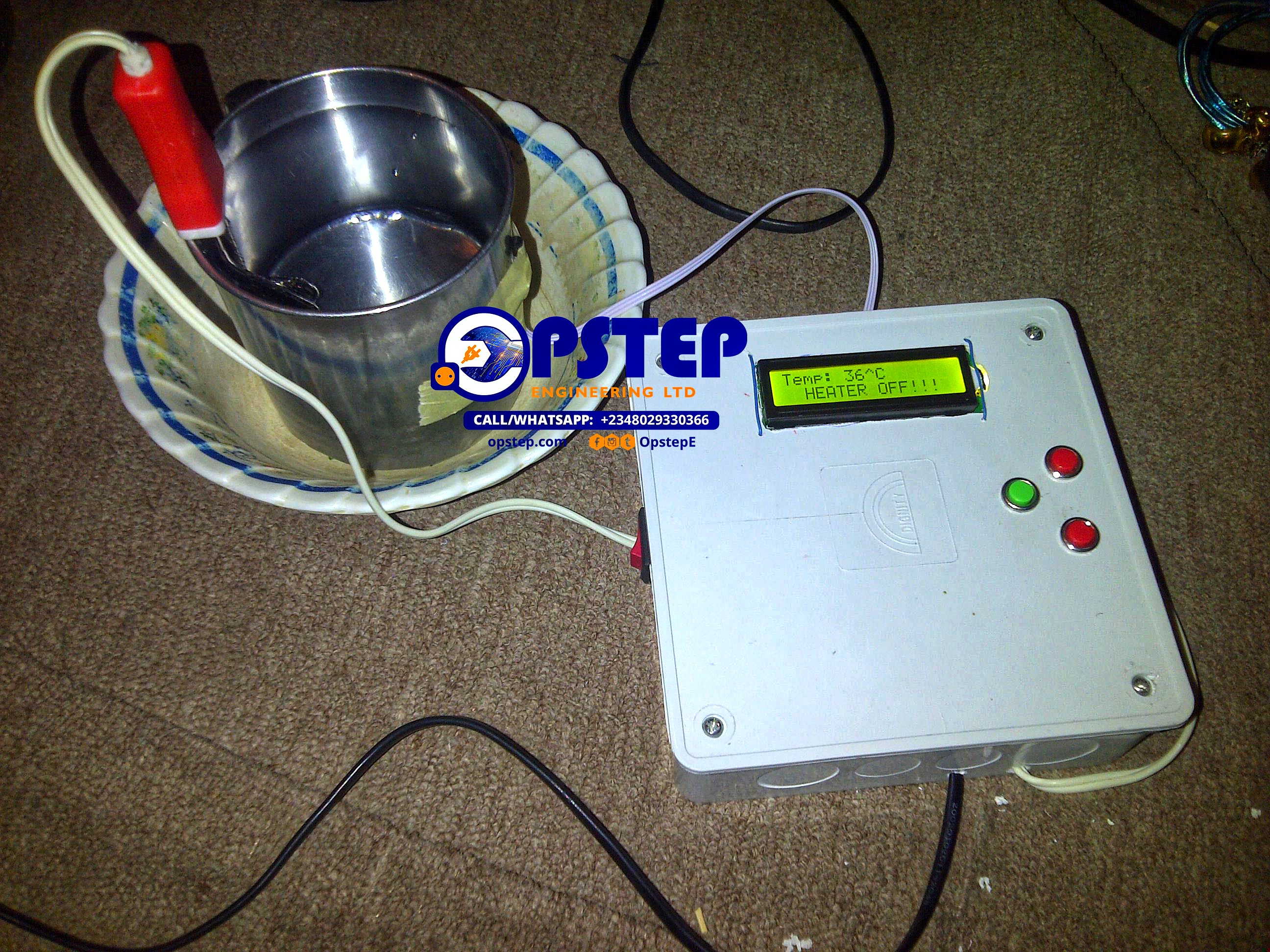 Temperature Controlled Electric Heater Opstep