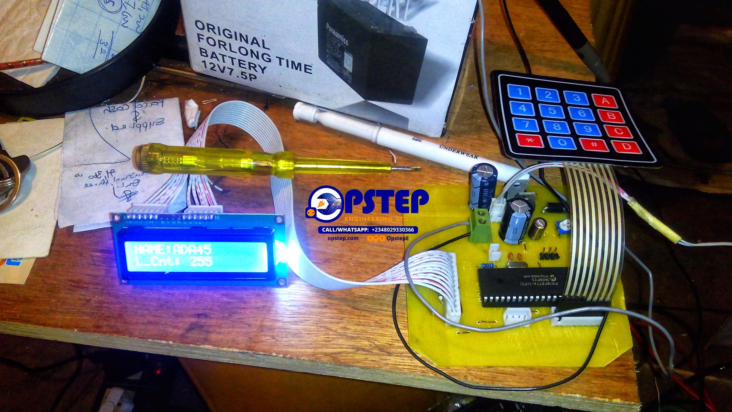 Automatic Letter Detector for Home Letter Box with Counter and SMS