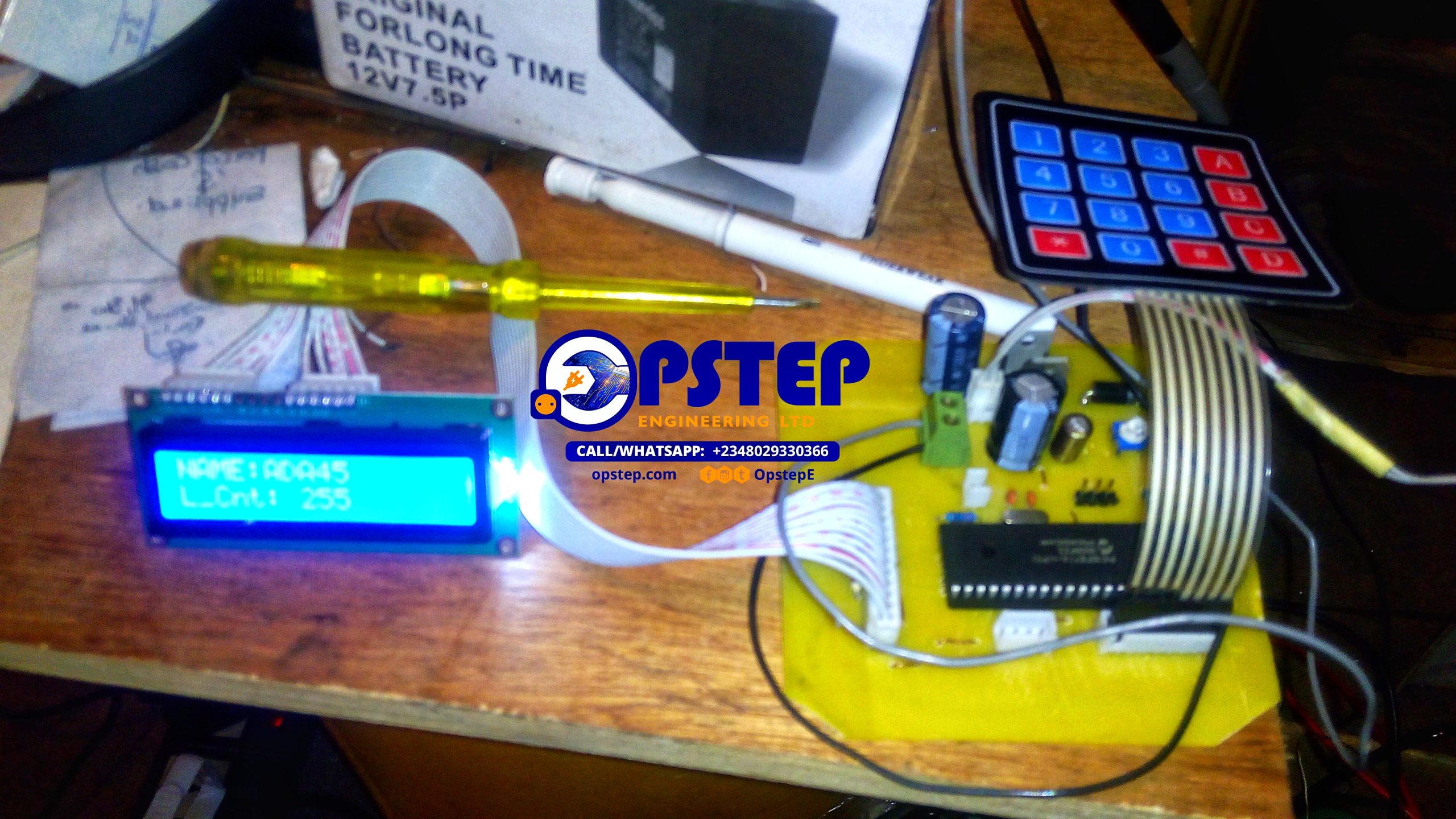 Automatic Letter Detector for Home Letter Box with Counter and SMS