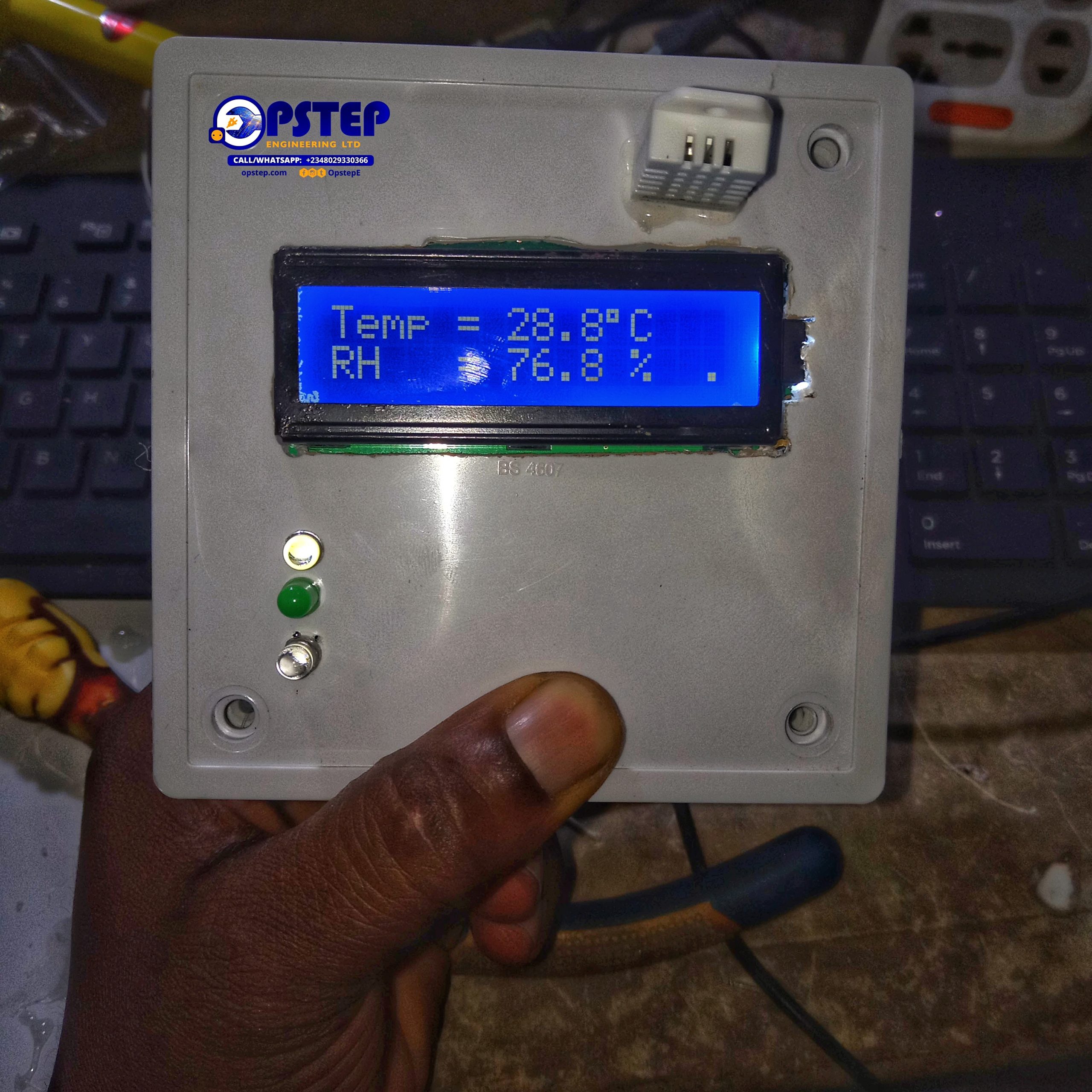 Temperature and Humidity Monitoring System Opstep