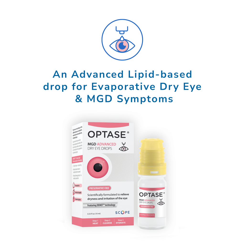 MGD Advanced Dry Eye Drops Optase