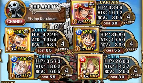 One Piece Treasure Cruise Team Builder Blast Iotg
