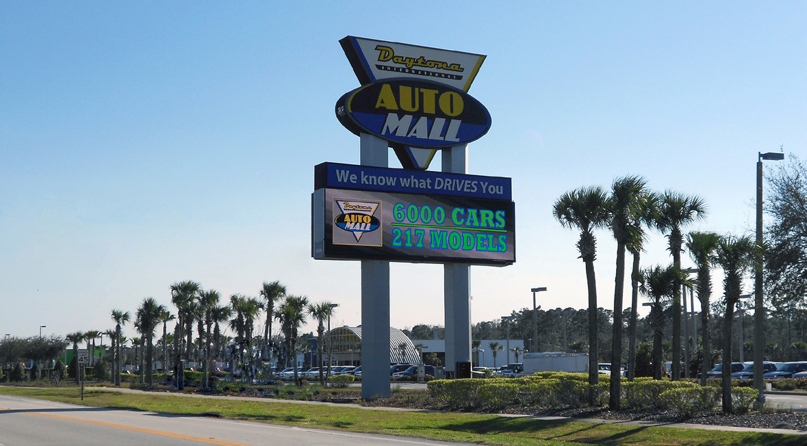 LED Sign Case Study Daytona Auto Mall Optec Displays Inc
